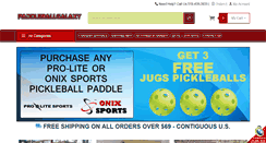 Desktop Screenshot of paddleballgalaxy.com